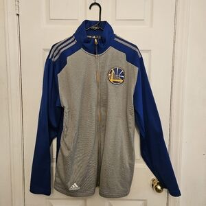 Men's Large Golden State Worriors Jacket Excellent Condition